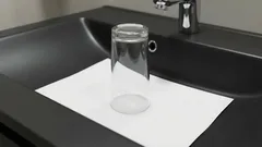 De ce unii oameni pun o foaie de hârtie și un pahar în chiuvetă înainte să plece de acasă pentru o perioadă lungă de timp?